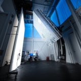À l'EPF de Zurich, il est désormais possible d'allumer le soleil en appuyant sur un bouton. Keystone/MICHAEL BUHOLZER